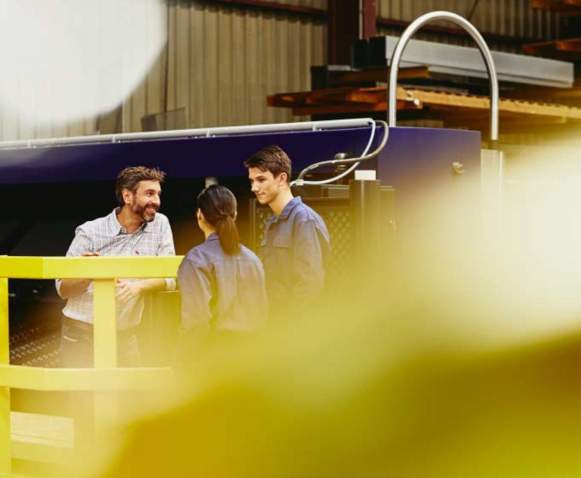 image of two men in warehouse